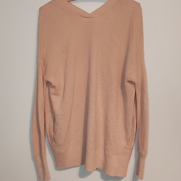 NWT Garage blush pink knit cardigan with pockets - Picture 3 of 4